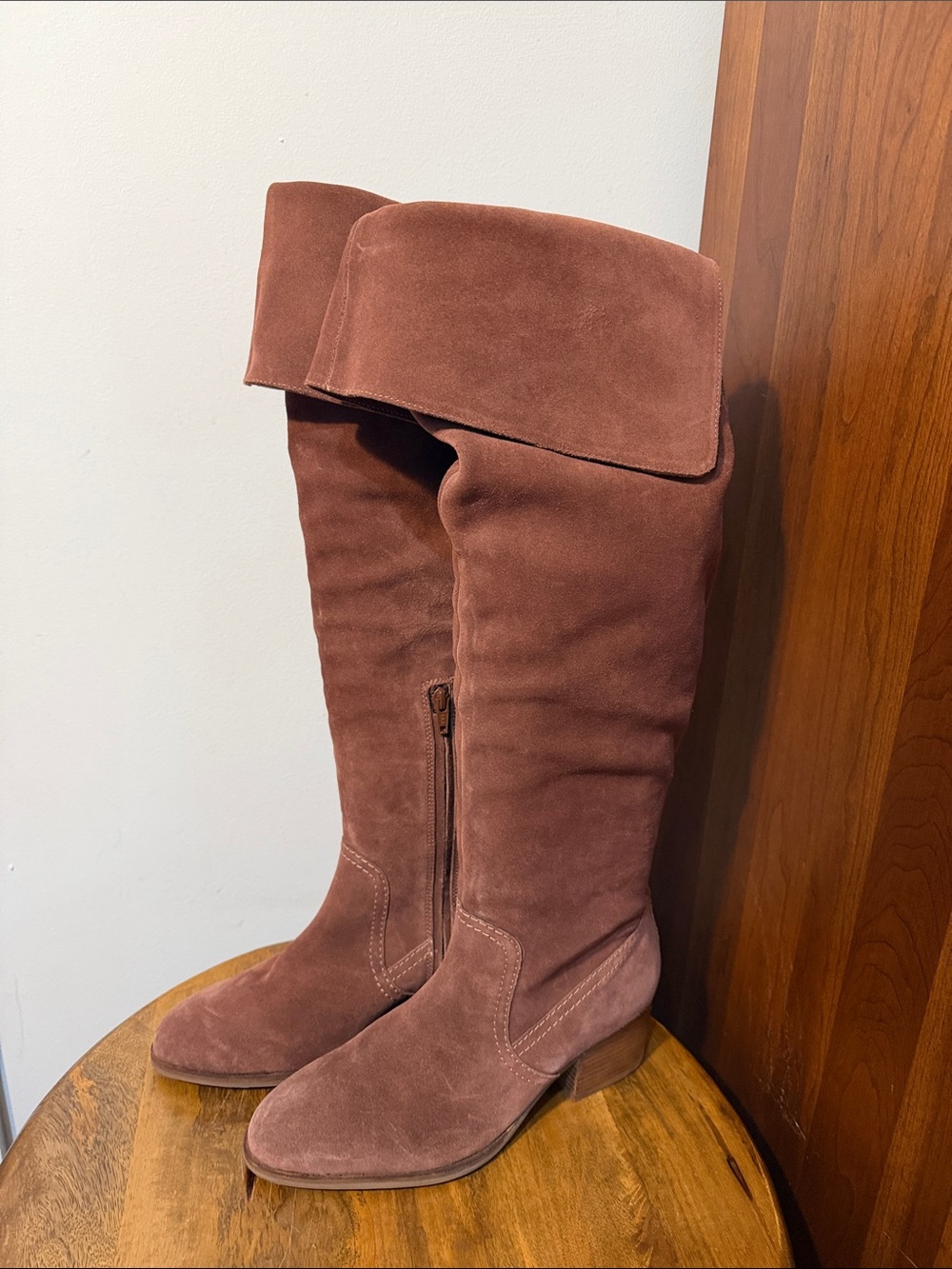 Suede Over The Knee Boots